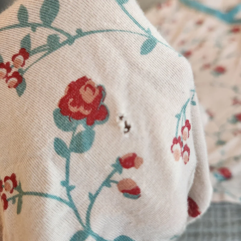 KICKEE Bamboo 2 Piece Set Kimono Floral Vines Short Sleeve pajamas 2t months